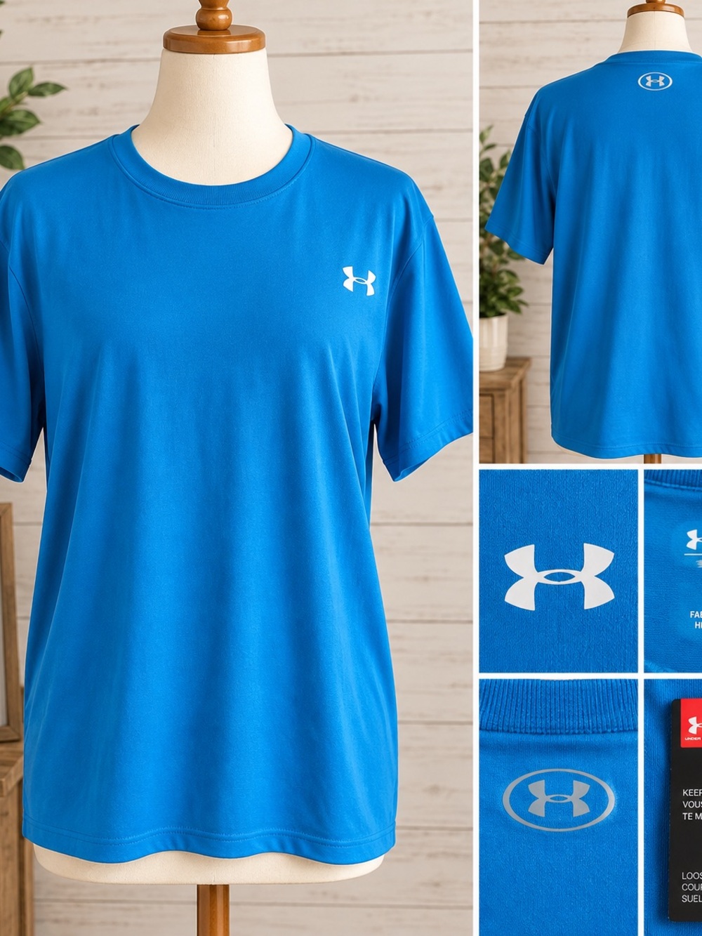 Under Armour Bright Blue Short Sleeve Performance Tee